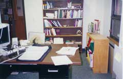 Cluttered College Office